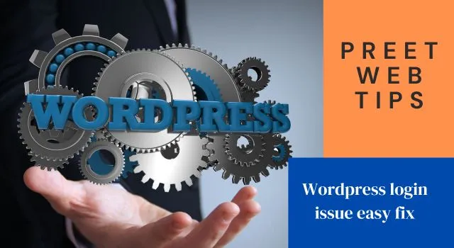 wordpress login issue